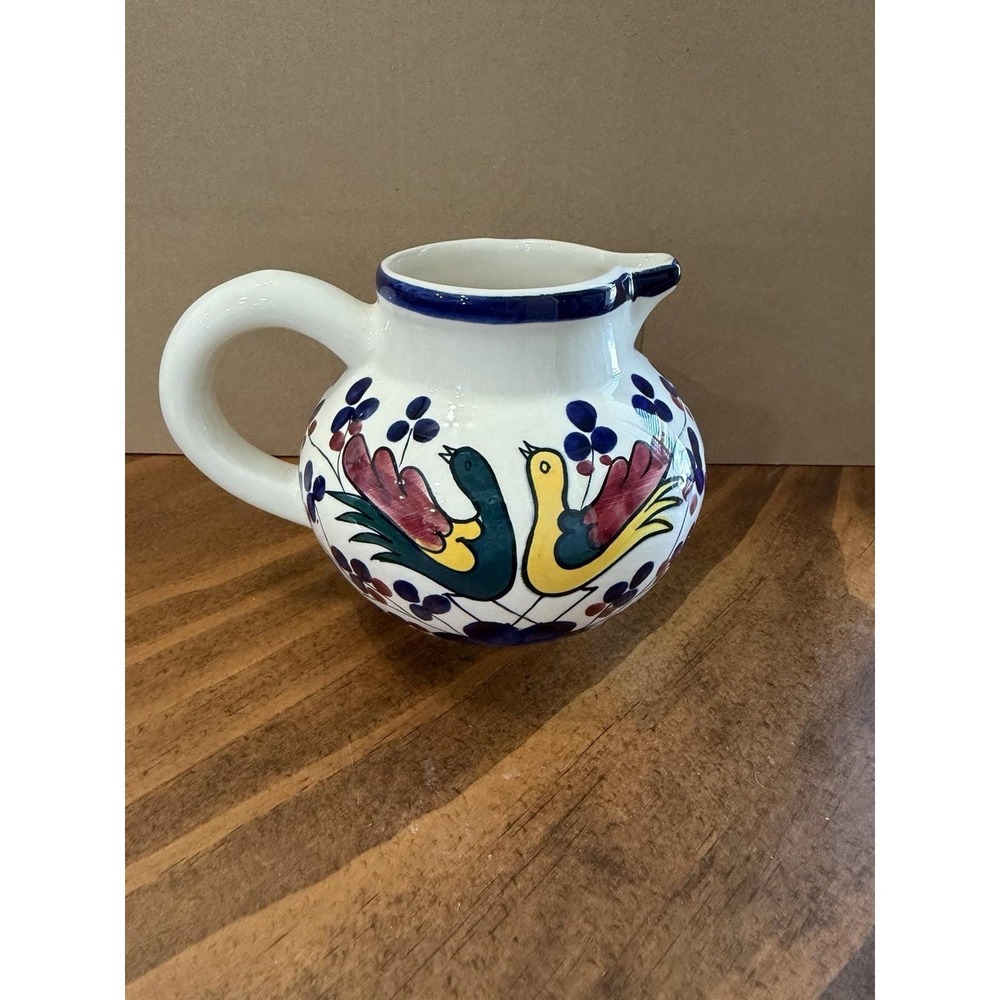 Eduardo Vega Cuenca Ecuador Signed Creamer Small Pitcher South American Pottery